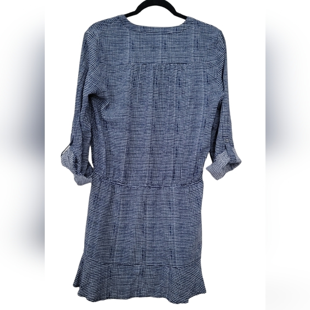 Joie Blue & White Mini Dress - Picture 4 of 7